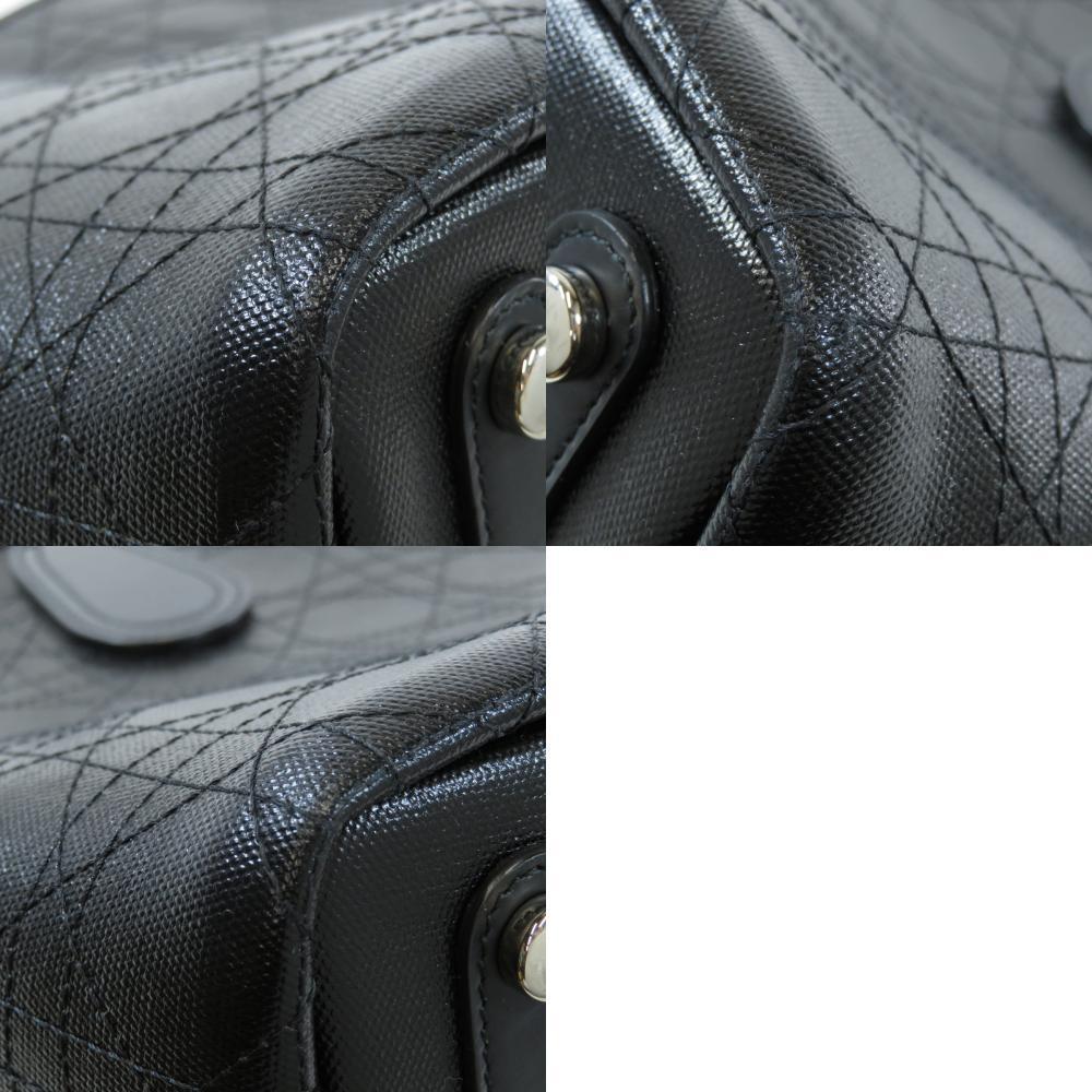 Christian Dior Cannage Tote Bag Leather Black - Picture 8 of 8